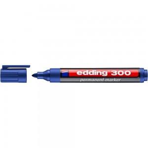 Edding Перманентный маркер 1,5-3 мм, круглый наконечник Синий E-300#3