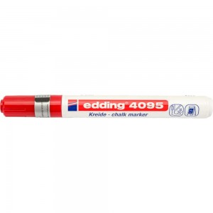 Меловой маркер, круглый наконечник, стираемый Edding 2-3 мм Красный, E-4095/2