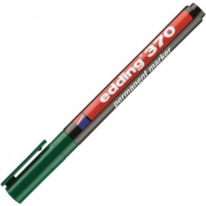 Перманентный маркер Edding E-370 зеленый, 1 мм, круглый наконечник 1153868