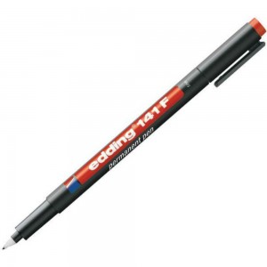Перманентный маркер для глянцевых поверхностей Edding E-141/2 F красный, 0.6 мм 537633