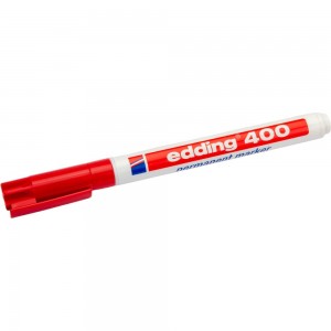 Перманентный маркер Edding округлый наконечник, 1 мм, красный E-400#2