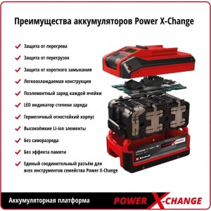 Аккумулятор POWER X-CHANGE (18 В; 4.0 А*ч; Li-Ion) Einhell 4511396