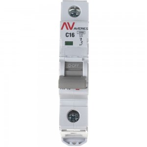 Автоматический выключатель EKF AVERES AV-10, 1P, 16A, C, 10kA, SQ mcb*10-1-16C-av
