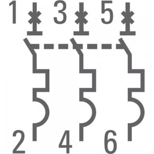 Автоматический выключатель EKF 3P 16А (В) 4,5kA ВА 47-63 PROxima mcb4763-3-16B-pro