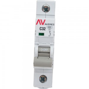 Автоматический выключатель EKF AVERES AV-6, 1P, 32A, 6kA, SQ mcb6-1-32C-av