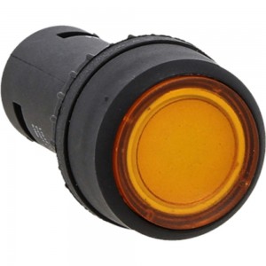 Кнопка с подсветкой EKF PROxima SW2C-10D, желтая, NO, 24В, SQ sw2c-md-y-24
