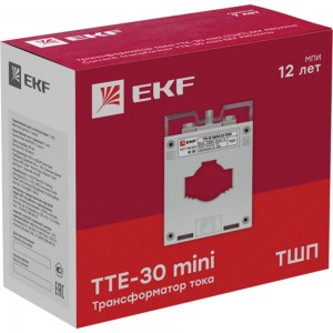 Трансформатор тока EKF ТТЕ-30-200/5А класс точности 0,5 PROxima SQtte-30-200