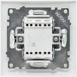 1-клавишный выключатель EKF Валенсия, 10А белый PROxima EWV10-021-10