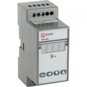 Цифровой вольтметр на DIN EKF VD-G31 PROxima однофазный SQvd-g31