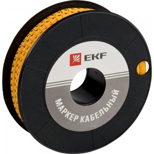 Кабельный маркер EKF PROxima 1,5 мм2, L, 1000 штук, ЕС-0 plc-KM-1.5-L