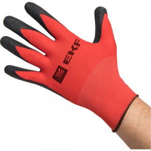 Нейлоновые перчатки EKF PROFI с рельефным латексом PROxima pe15nl-proxima
