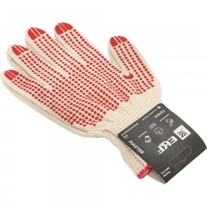 Рабочие перчатки EKF Master ТОЧКА с ПВХ-покрытием 10 класс, 10 размер pe10ct-10-mas