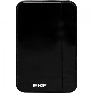Беспроводной звонок EKF в розетку Classic 230В, черный, 51 мелод. с индик. 4 ур. DBS-002B