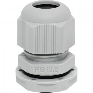 Сальник EKF PG13,5 IP54 (2 шт) d отверстия 21 мм / d проводника 6-12 мм plc-pg-13.5-2-r