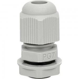 Сальник EKF PG7 IP54, d отверстия 13 мм, d провода 3-6,5 мм, 4 штуки plc-pg-7-4-r