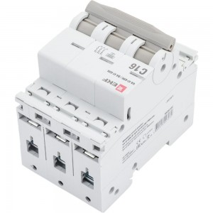 Автоматический выключатель EKF 3P 16А (C) 6кА ВА 47-63N PROxima M636316C