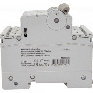 Автоматический выключатель EKF 3P 50А (C) 6кА ВА 47-63N PROxima M636350C