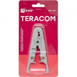 Инструмент для снятия изоляции и оболочки с UTP кабелей EKF TERACOM TRC-S11