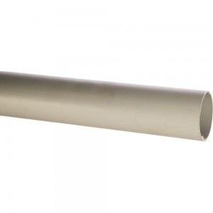 Труба ПВХ Экопласт жесткая легкая диаметр 40 RAL 7035, 2м 30040-2