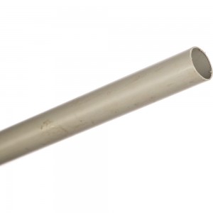Труба ПВХ Экопласт жесткая легкая диаметр 20 RAL 7035, 2м 30020-2