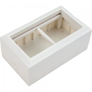 Коробка для о/п на 4 модуля Экопласт SM45/4 для механизмов 45х45 мм, цвет белый 72944-1