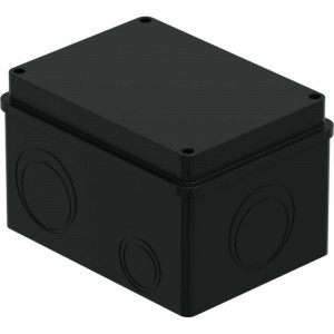 Распределительная коробка Экопласт BJB/JBS150 без сальников о/п 150x110x110 IP56 цвет чёрный 44061BL-1