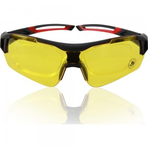 Защитные открытые очки ЕЛАНПЛАСТ Дуэт желтые 802KN (О-13082KN)