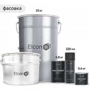 Термостойкая эмаль Elcon Max Therm бежевая, 0.8 кг 00-00002898