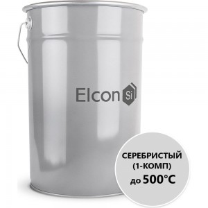 Эмаль Elcon КО-813 серебристо-серая, однокомпонентная, 25 кг 00-00001675