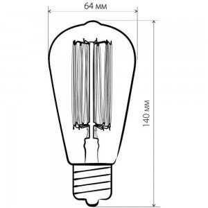 Лампа накаливания Elektrostandard ST64 60W a034964