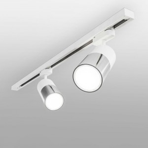 Потолочный светодиодный светильник Elektrostandard LTB27 Avantag Белый матовый/хром 6W 4200K a047018