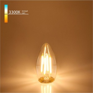 Светодиодная лампа Elektrostandard BLE2733 свеча 9W 3300K E27 C35 прозрачный a048668