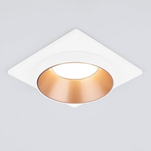 Встраиваемый светильник Elektrostandard 116 MR16, золото, белый a053346