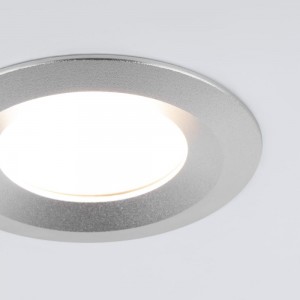 Встраиваемый светильник Elektrostandard 110 MR16, серебро a053334