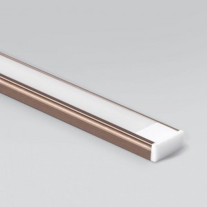 Накладной профиль Elektrostandard LL-2-ALP006 алюминиевый, латунь белый для LED ленты (под ленту до 11mm) a053621