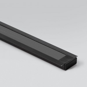 Встраиваемый профиль Elektrostandard LL-2-ALP007 для LED ленты (под ленту до 11mm) алюминиевый, черный/черный a053622