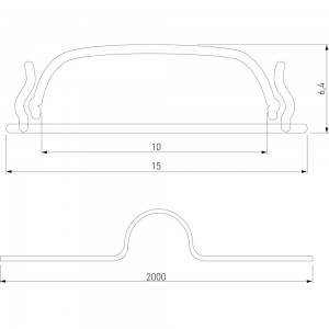 Гибкий алюминиевый профиль Elektrostandard LL-2-ALP012 a053630