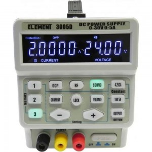 Импульсный лабораторный блок питания ELEMENT 3005D 16554 (30V, 5A)