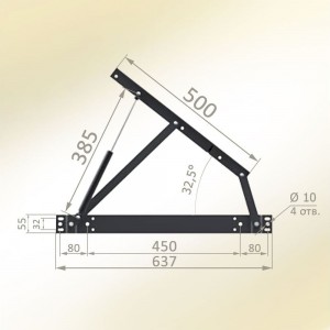 Механизм подъема ЭЛИМЕТ МПК 500-140 БП-00001215