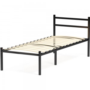 Разборная кровать Элимет 900x2000 мм металлическая с опорами и спинкой БП-00002065