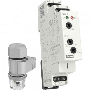 Сумеречный выключатель (фотореле) с сенсором ELKO EP SOU-1/230V + senzor SKS-100 АС230V 00000000227