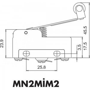 Мини-выключатель Emas 440В, 10А. MN2MIM2