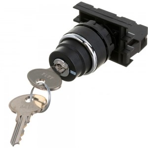 Кнопка с ключом Emas 0-1, с фиксацией, 250 В AC, 4 А B100AA20
