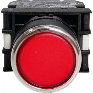 Нажимная круглая кнопка Emas красная, 1НЗ, серия B, 250 В AC, 4 А, B200DK