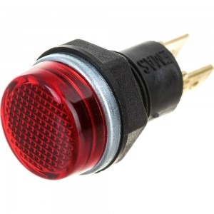 Сигнальная арматура Emas 14мм красная с лампой 24В S140NK2