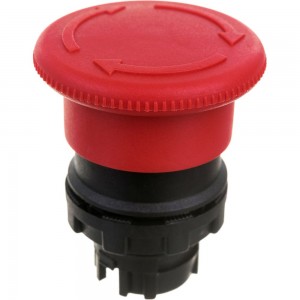Головка для аварийной кнопки Emas Грибок Ф40мм красная с фиксацией и возвратным поворотом BDE