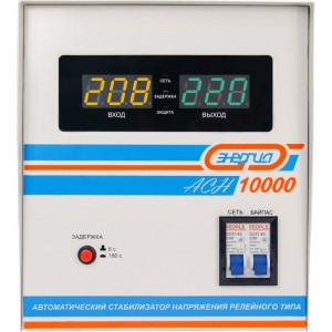 Cтабилизатор с цифровым дисплеем Энергия АСН-10000 Е0101-0121