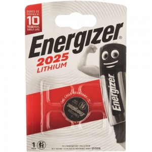 Батарейки Energizer Lithium CR2025 1 шт/бл 7638900083026