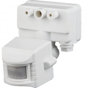 Прожекторный датчик движения 1200Вт, IP-44, 12м ЭРА MD 02 Б0004266