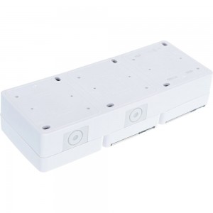 Блок: две розетки+выключатель ЭРА Эксперт 11-7403-01 IP54, 16АХ10AX-250В, ОУ, белый Б0027673